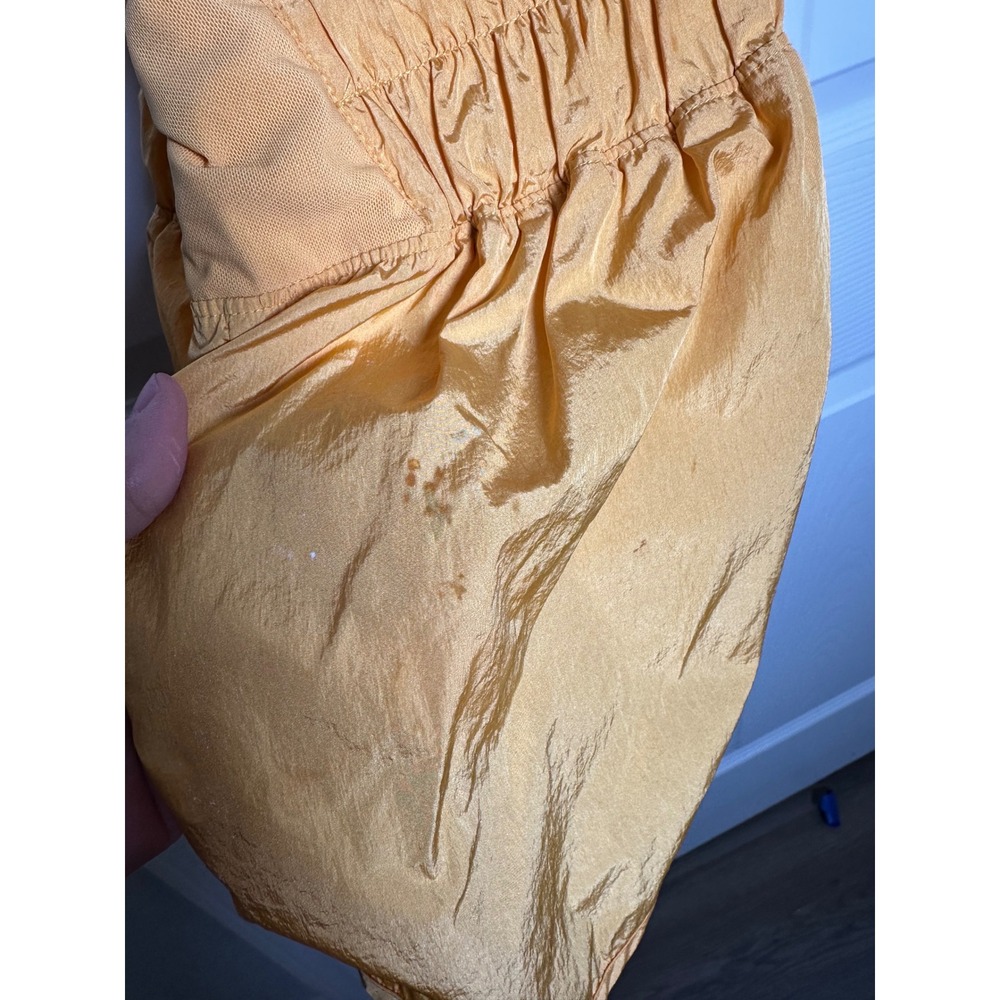 Free People FP Movement Way Hime Runsie Romper Yellow S flawed - Picture 5 of 9